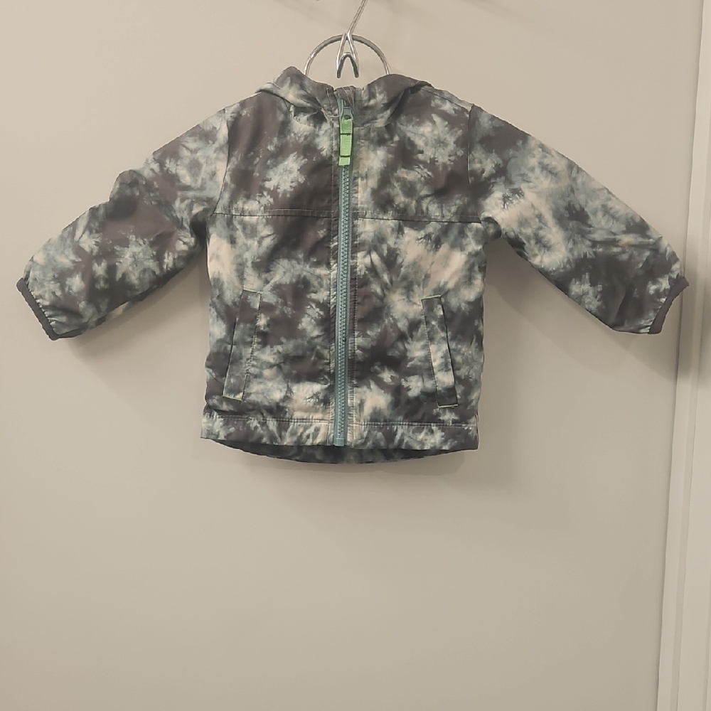 Cat & Jack Blue and Gray Tie-Dye Jacket